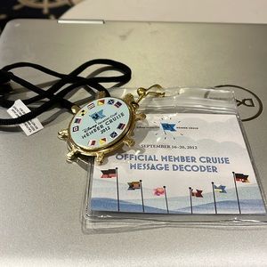 Disney Vacation Club - 2012 Member Cruise lanyard